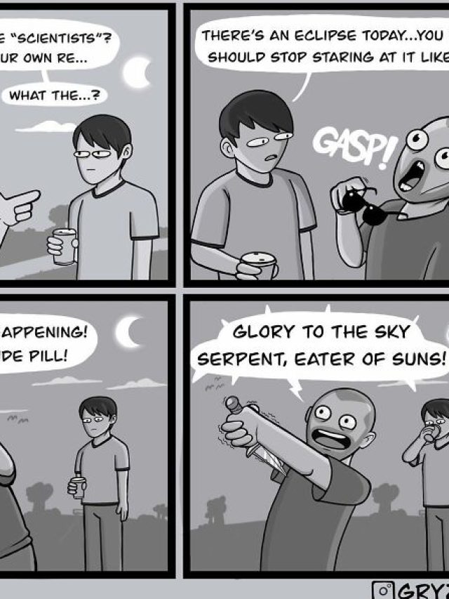 10 Hilariously Weird Comics with a Dark Twist, By Gryzlock (New Pics)