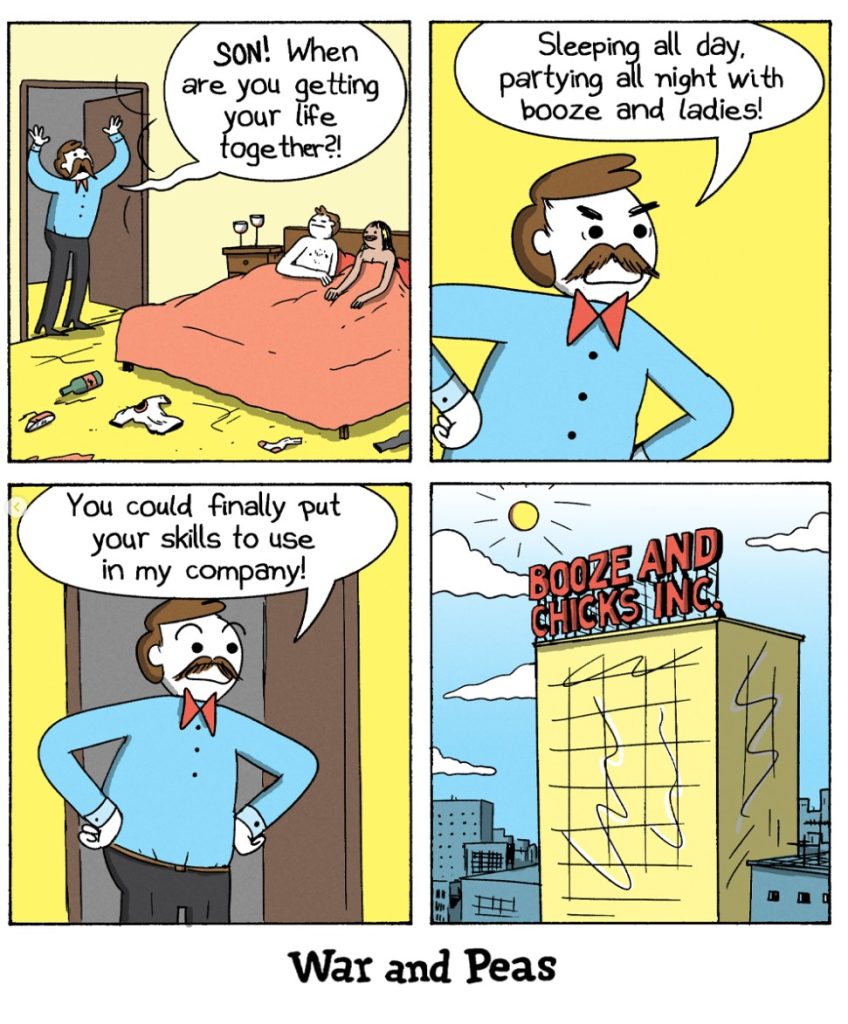 War and Peas Comics