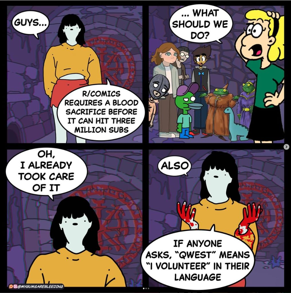 My Gums Are Bleeding Comics 